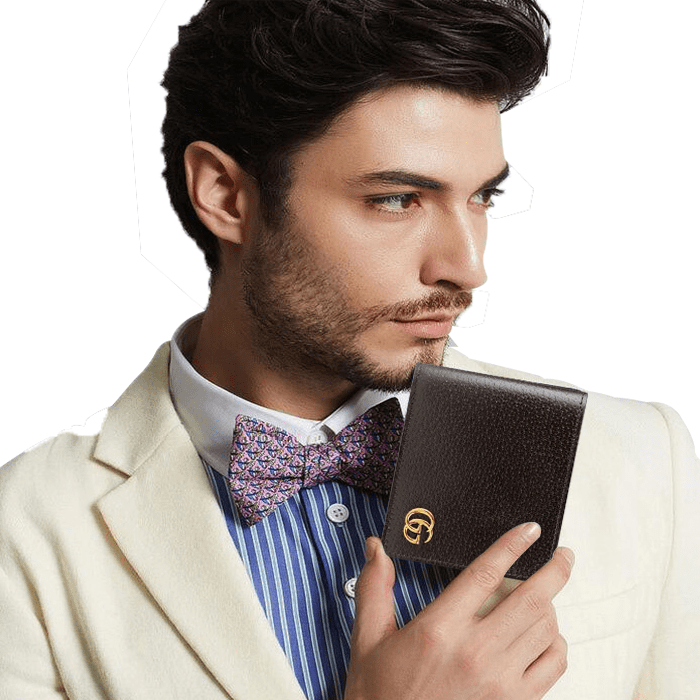 Hình ảnh bóp Gucci nam auth trên tay tại Gucci Việt Nam