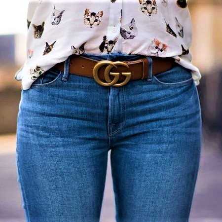 Thắt lưng Gucci xịn được làm từ chất liệu da mềm mại đã xử lý kỹ