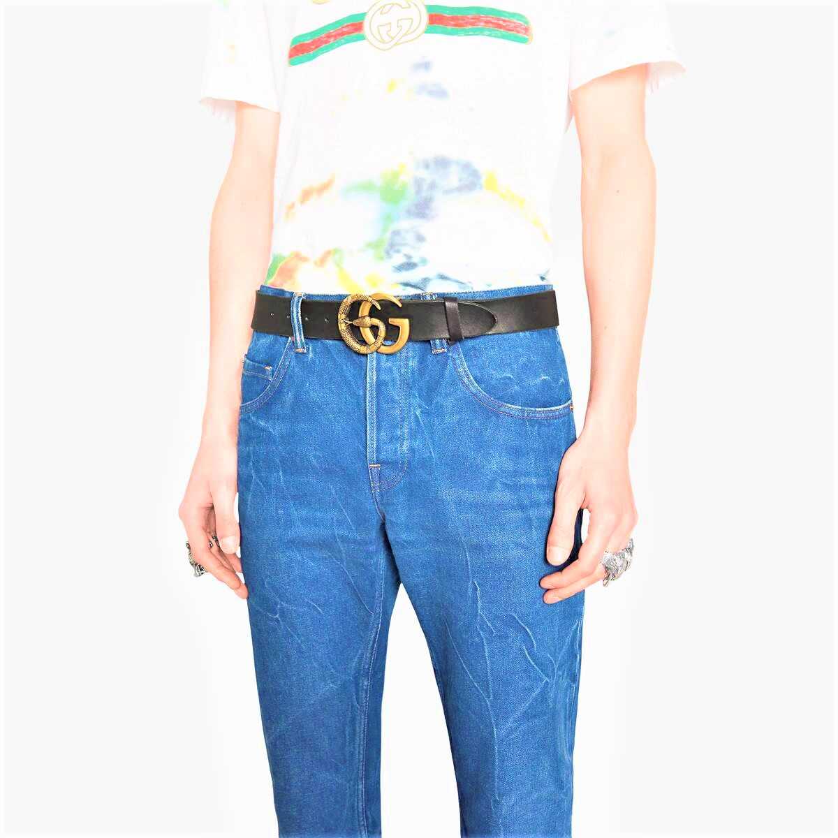 Mua thắt lưng Gucci nam 458949 CVE0T 1000 tại Gucci Việt Nam