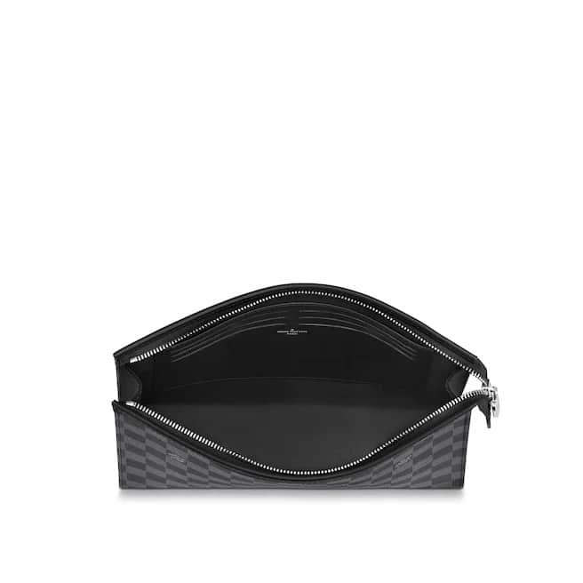 Vẻ đẹp thời thượng của ví cắp nách Louis Vuitton auth N41696